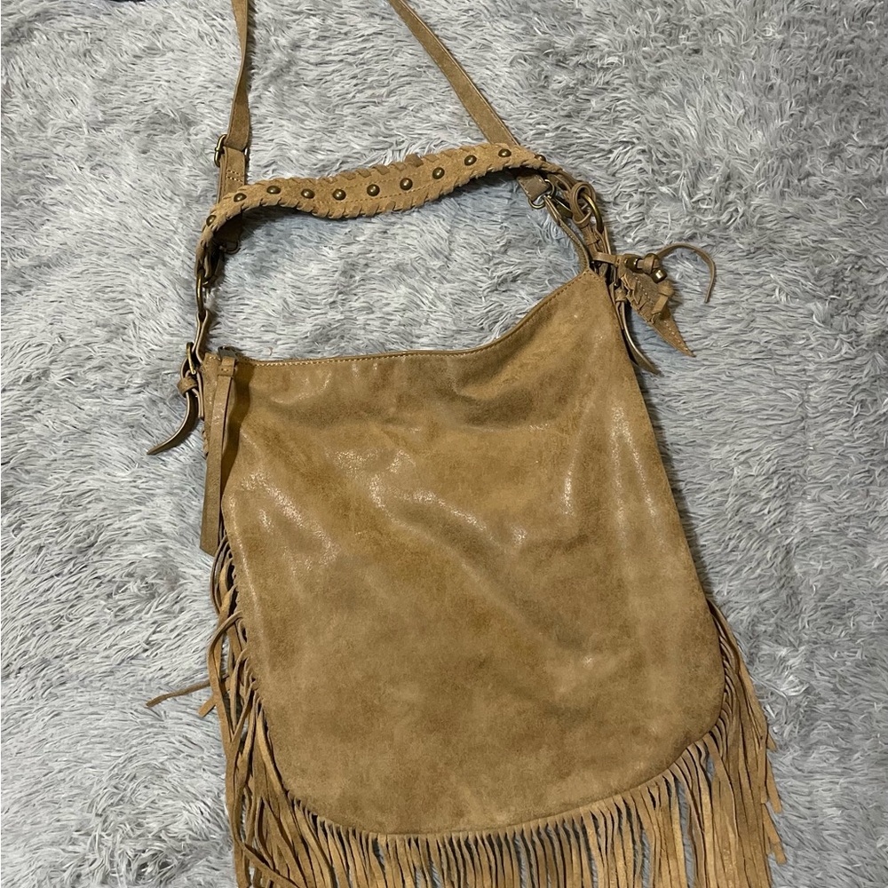 Jessica Simpson Boho Fringe Crossbody Purse